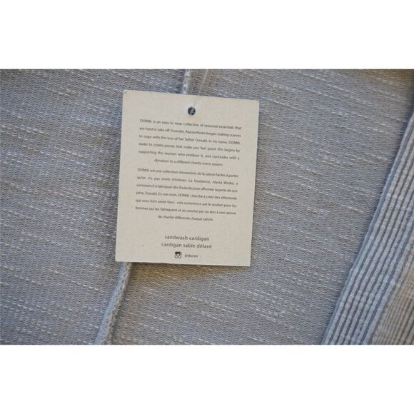 Anthropologie Donni Sandwash Open Front Cardigan in Beige - One Size, NWT - Picture 6 of 7